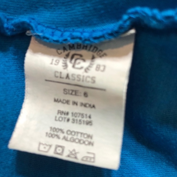 Cambridge Classics Boy’s Basketball Tank - Picture 7 of 7